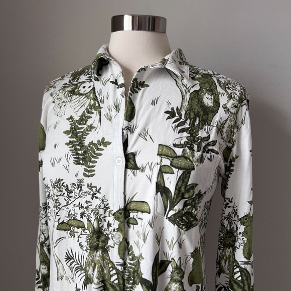 The Cat's Pajamas Woodside Pima Knit Night Shirt Size Small MSRP $96 - Picture 6 of 16